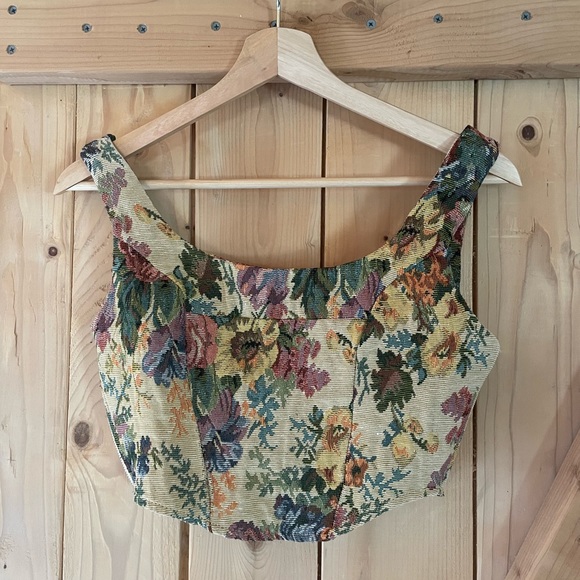 Cider Tops - Cider floral corset